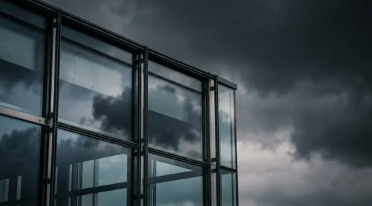 Abstract representation of reputational risk threatening corporate value