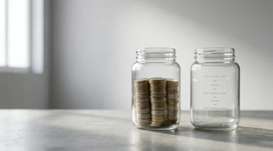 Professional editorial composition depicting financial protection strategy for private health insurance claims