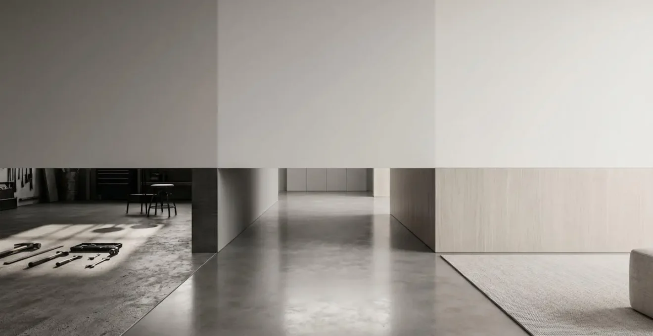 Environmental minimal composition showing overlapping protection zones